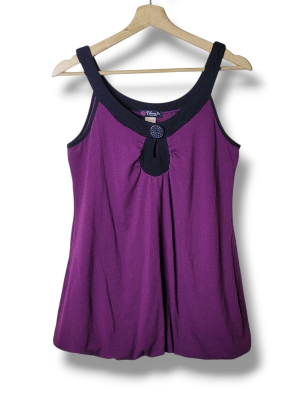 Vintage Y2K Volume One Bubble Hem Tank Top Size L